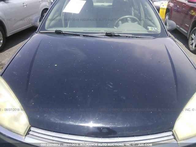 1G1ZT52875F164860 - 2005 CHEVROLET MALIBU LS BLACK photo 6