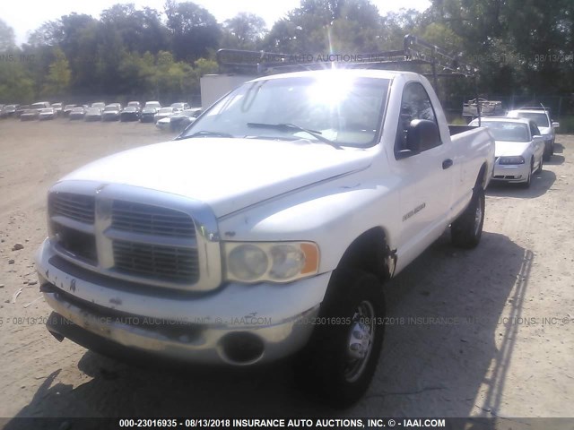 3D7KU26D54G196625 - 2004 DODGE RAM 2500 ST/SLT 白色 照片 2
