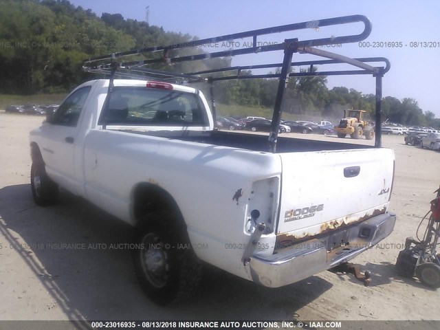 3D7KU26D54G196625 - 2004 DODGE RAM 2500 ST/SLT 白色 照片 3