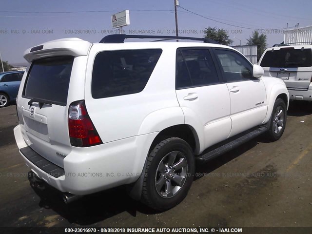 JTEBT17R08K006760 - 2008 TOYOTA 4RUNNER LIMITED WHITE photo 4