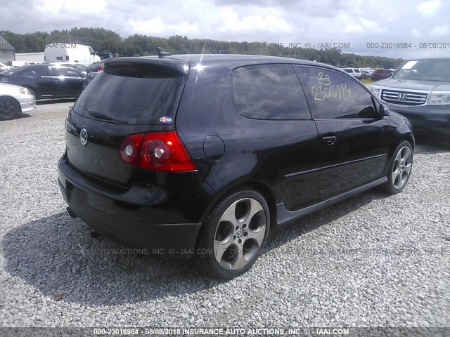 WVWEV71K37W141409 - 2007 VOLKSWAGEN NEW GTI BLACK photo 4