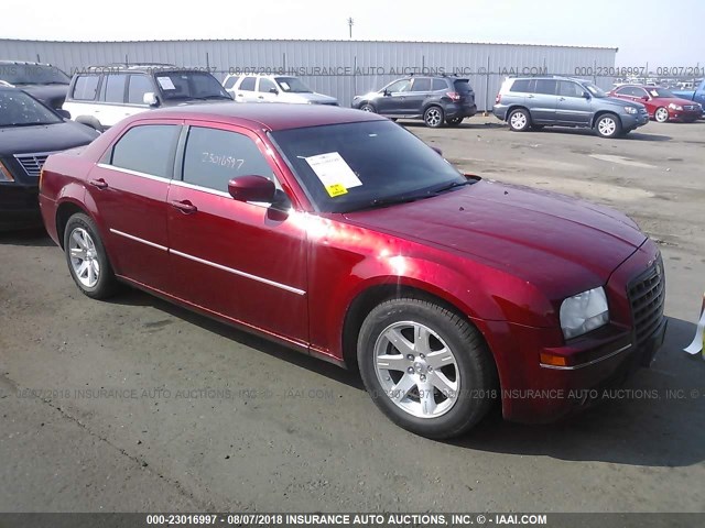 2C3KA53G27H833563 - 2007 CHRYSLER 300 TOURING RED photo 1