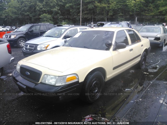 2FAHP71V18X171800 - 2008 FORD CROWN VICTORIA POLICE INTERCEPTOR CREAM photo 2