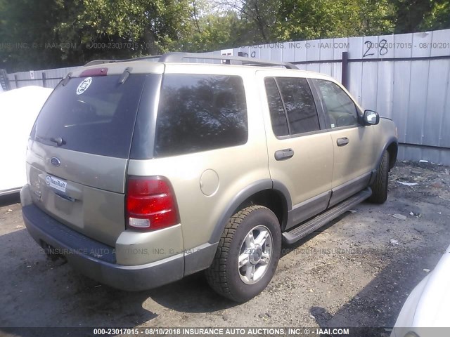 1FMZU73K53UA74170 - 2003 FORD EXPLORER XLT/XLT SPORT/NBX TAN photo 4