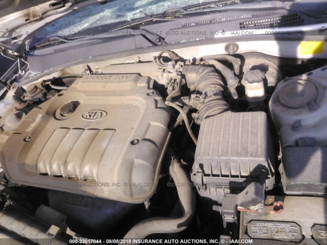 KNAGD126145303000 - 2004 KIA OPTIMA LX/EX SILVER photo 10