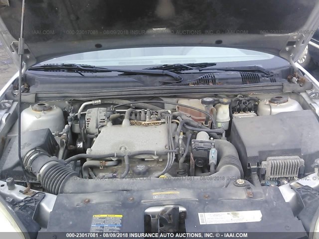 1G1ZT54805F168603 - 2005 CHEVROLET MALIBU LS Gümüş foto 10