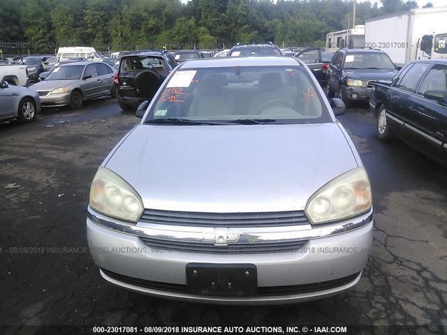 1G1ZT54805F168603 - 2005 CHEVROLET MALIBU LS Gümüş foto 6