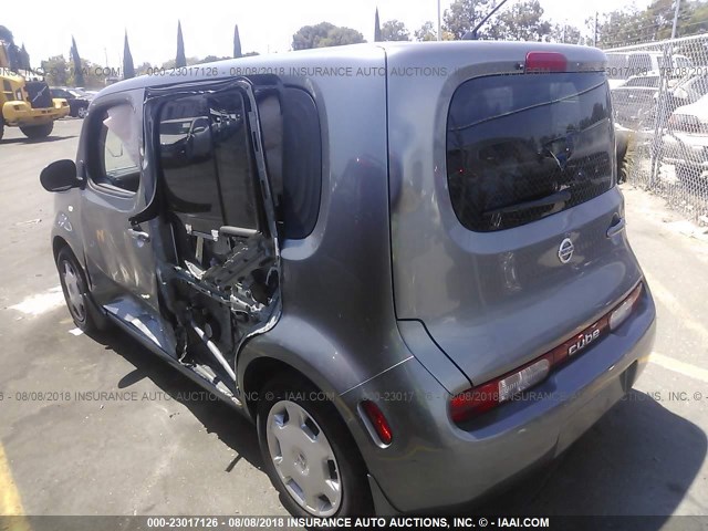 JN8AZ28R39T131190 - 2009 NISSAN CUBE S/SL GRAY photo 3