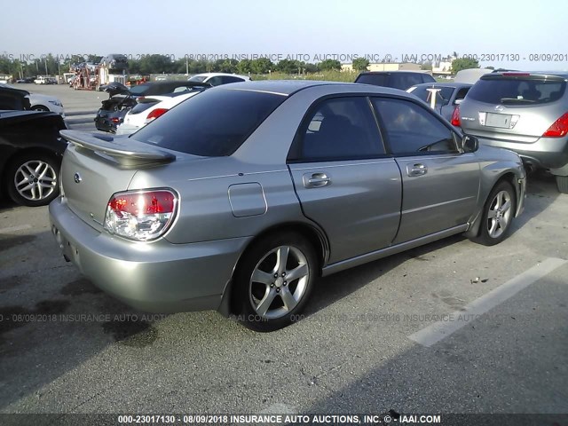 JF1GD61607H510147 - 2007 SUBARU IMPREZA 2.5I GRAY photo 4