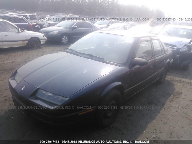 1G8ZH5285SZ224566 - 1995 SATURN SL1 Dark Blue photo 2