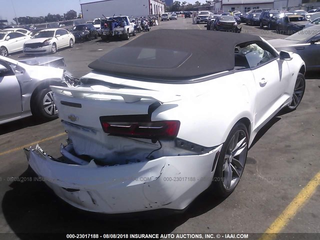 1G1FB3DS3G0171751 - 2016 CHEVROLET CAMARO LT WHITE photo 4