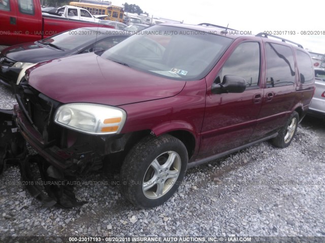 1GNDV23L25D261464 - 2005 CHEVROLET UPLANDER LS 红色 照片 2