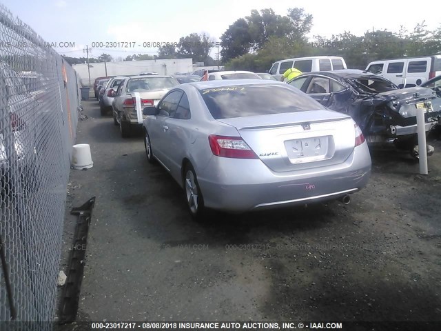 2HGFG12918H512642 - 2008 HONDA CIVIC EXL 银色 照片 3