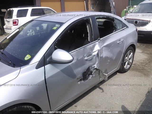 1G1PF5SB7G7110000 - 2016 CHEVROLET CRUZE LIMITED LT SILVER photo 6