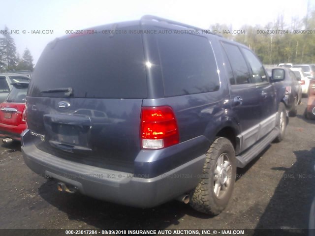 1FMPU16516LA42935 - 2006 FORD EXPEDITION XLT BLUE photo 4