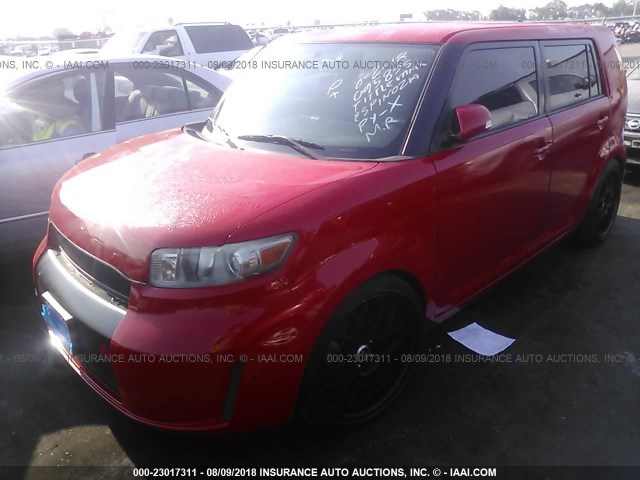 JTLKE50E491095855 - 2009 TOYOTA SCION XB Rot Foto 2