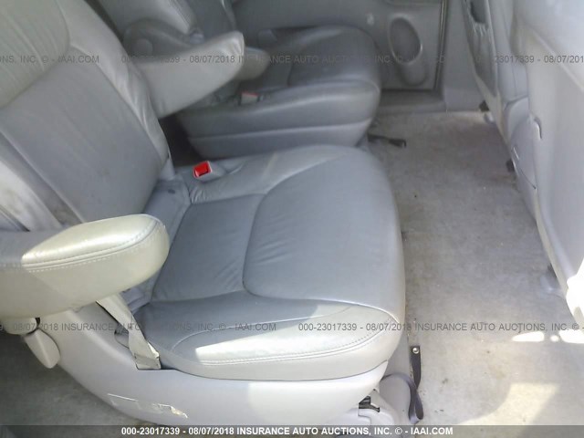 5TDZA22C76S530771 - 2006 TOYOTA SIENNA XLE/XLE LIMITED SILVER photo 8