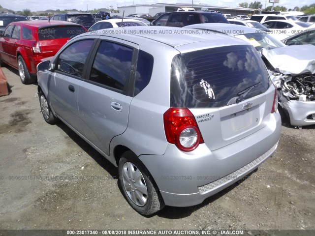 KL1TD6DE5AB105396 - 2010 CHEVROLET AVEO LS/LT 银色 照片 3