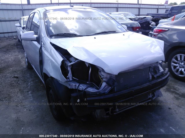 KL1TD6DE5AB105396 - 2010 CHEVROLET AVEO LS/LT 银色 照片 6