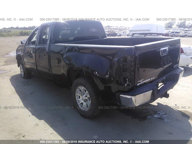 2GTEK19J981147631 - 2008 GMC SIERRA K1500 PURPLE photo 3