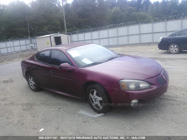 2G2WP522X41192172 - 2004 PONTIAC GRAND PRIX GT MAROON photo 1