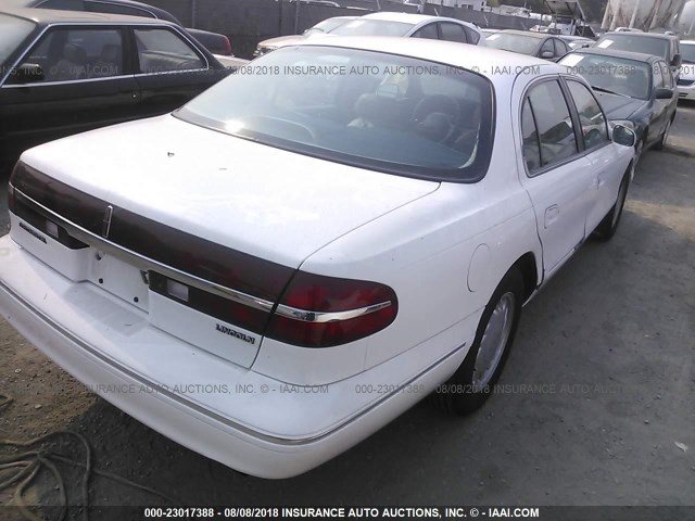 1LNLM97V2SY675436 - 1995 LINCOLN CONTINENTAL  WHITE photo 4