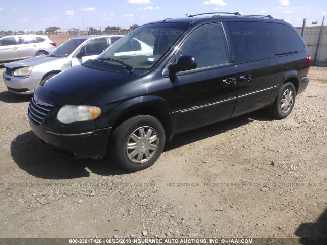 2A8GP64L36R701687 - 2006 CHRYSLER TOWN & COUNTRY LIMITED BLACK photo 2