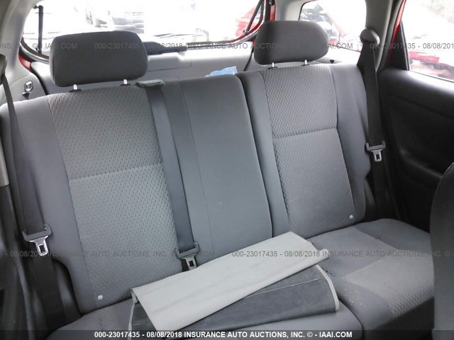 2T1KR32E85C397270 - 2005 TOYOTA COROLLA MATRIX XR RED photo 8