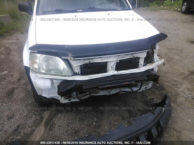 JHLRD18441C016830 - 2001 HONDA CR-V LX WHITE photo 6