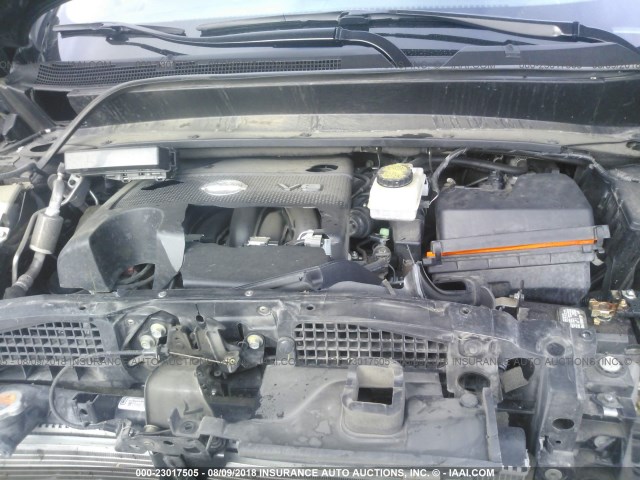 5N1AR2MN8FC664318 - 2015 NISSAN PATHFINDER S/SV/SL/PLATINUM GRAY photo 10