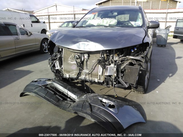 5N1AR2MN8FC664318 - 2015 NISSAN PATHFINDER S/SV/SL/PLATINUM GRAY photo 6