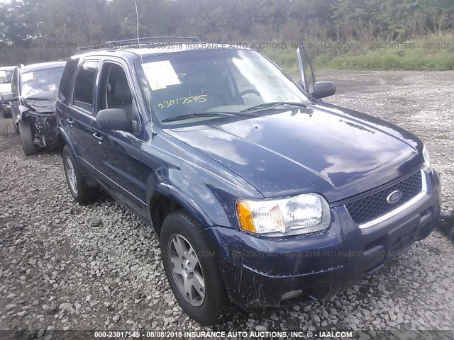 1FMCU94124KB35379 - 2004 FORD ESCAPE LIMITED BLUE photo 1