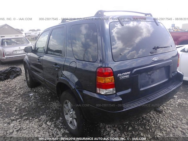 1FMCU94124KB35379 - 2004 FORD ESCAPE LIMITED BLUE photo 3