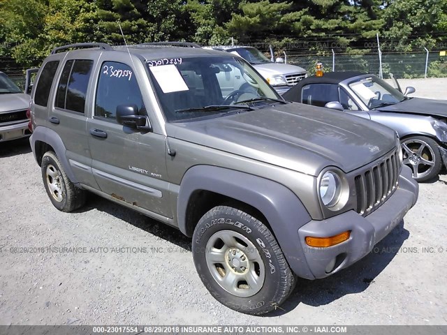 1J4GL48KX3W599276 - 2003 JEEP LIBERTY SPORT/FREEDOM თაფლისფერი ფოტო 1
