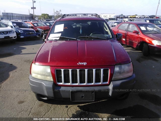 1J4GW48S44C275668 - 2004 JEEP GRAND CHEROKEE LAREDO/COLUMBIA/FREEDOM 红色 照片 6