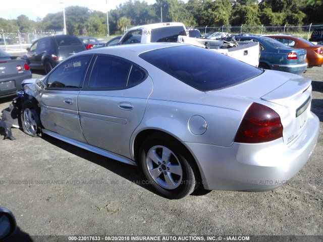 2G2WP522051232096 - 2005 PONTIAC GRAND PRIX Сріблястий фото 3