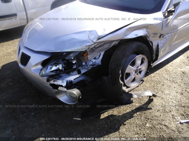 2G2WP522051232096 - 2005 PONTIAC GRAND PRIX Сріблястий фото 6