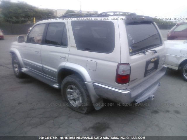 JT3GN87R1V0053627 - 1997 TOYOTA 4RUNNER LIMITED SILVER photo 3