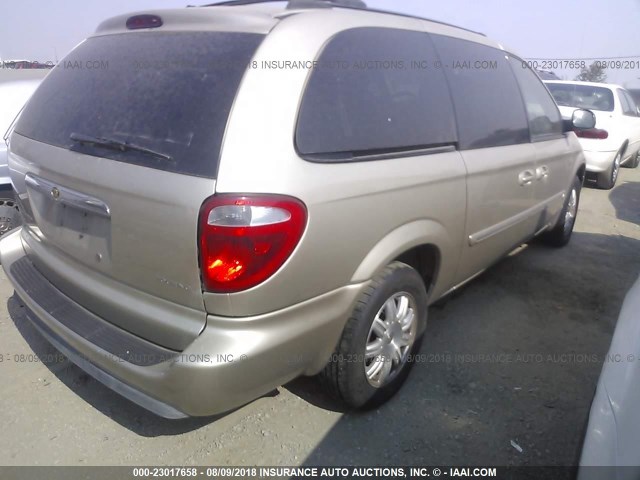 2C4GP54L85R351697 - 2005 CHRYSLER TOWN & COUNTRY TOURING BEIGE photo 4