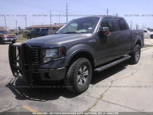 1FTFW1EF8CFA28383 - 2012 FORD F150 SUPERCREW Boz foto 2