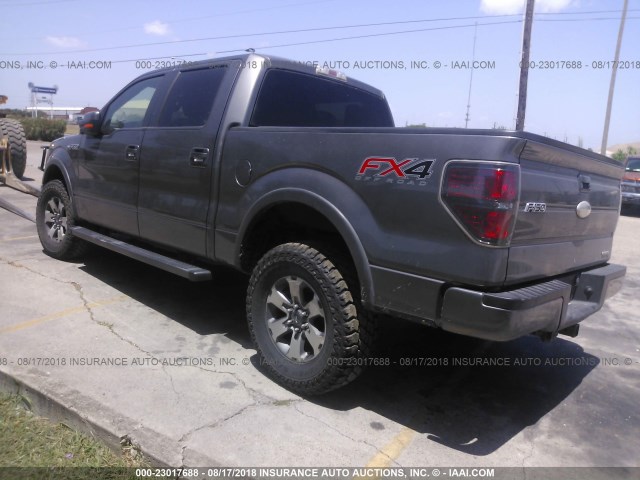 1FTFW1EF8CFA28383 - 2012 FORD F150 SUPERCREW Boz foto 3