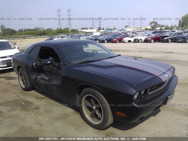 2B3CJ4DVXAH323803 - 2010 DODGE CHALLENGER SE BLACK photo 1