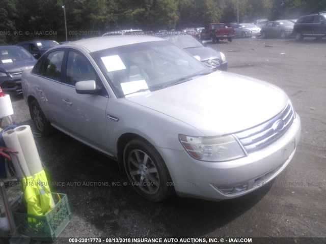 1FAHP27W58G119210 - 2008 FORD TAURUS SEL CREAM photo 1