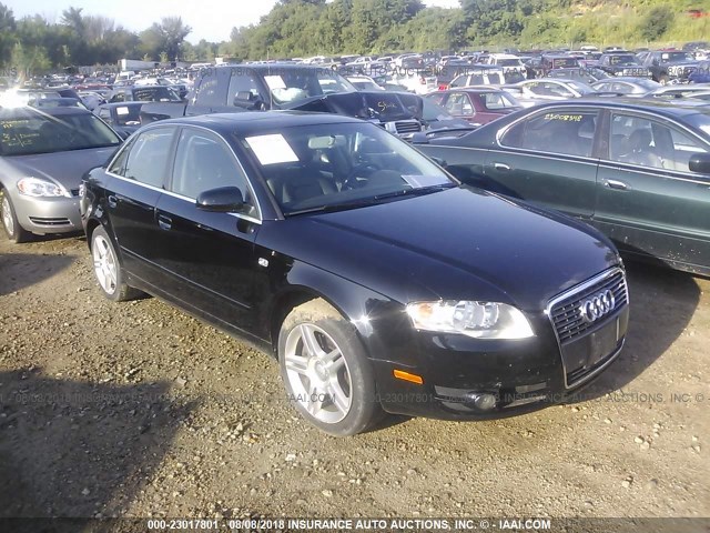 WAUDF78E87A009071 - 2007 AUDI A4 2.0T QUATTRO BLACK photo 1