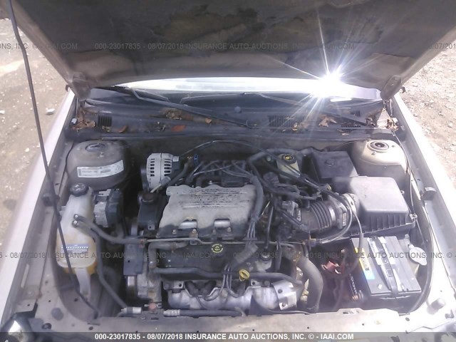 1G1NE52MXX6127844 - 1999 CHEVROLET MALIBU LS 棕色 照片 10