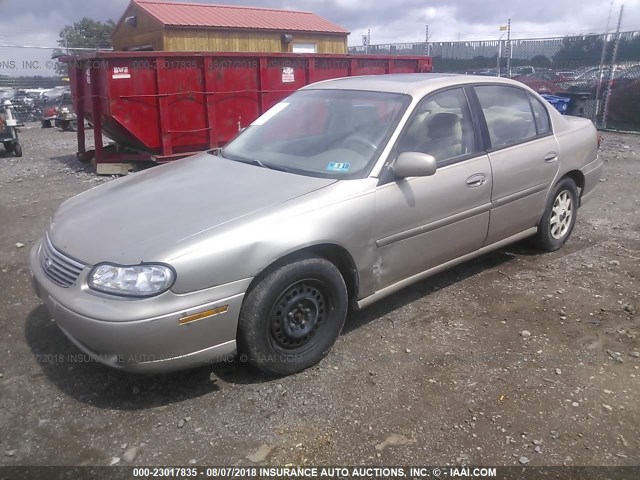 1G1NE52MXX6127844 - 1999 CHEVROLET MALIBU LS 棕色 照片 2