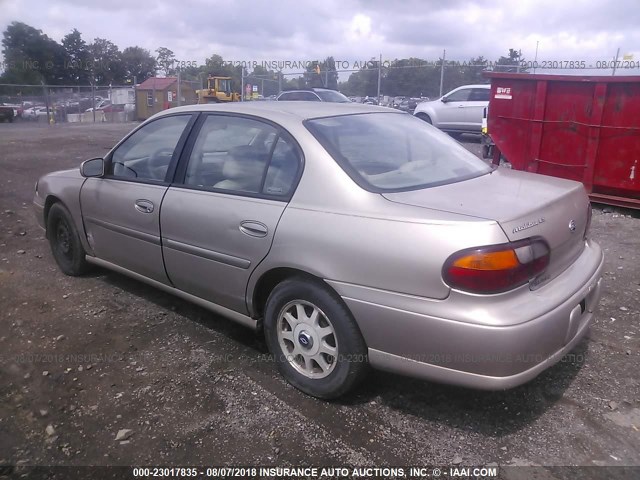 1G1NE52MXX6127844 - 1999 CHEVROLET MALIBU LS 棕色 照片 3