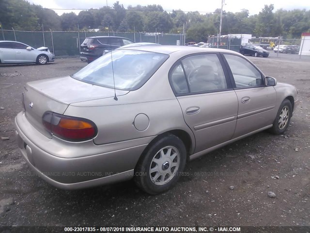 1G1NE52MXX6127844 - 1999 CHEVROLET MALIBU LS 棕色 照片 4