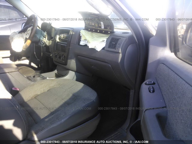 1FMZU62K55UA41619 - 2005 FORD EXPLORER XLS/XLS SPORT BLACK photo 5