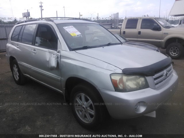 JTEGP21A540008769 - 2004 TOYOTA HIGHLANDER LIMITED SILVER photo 1